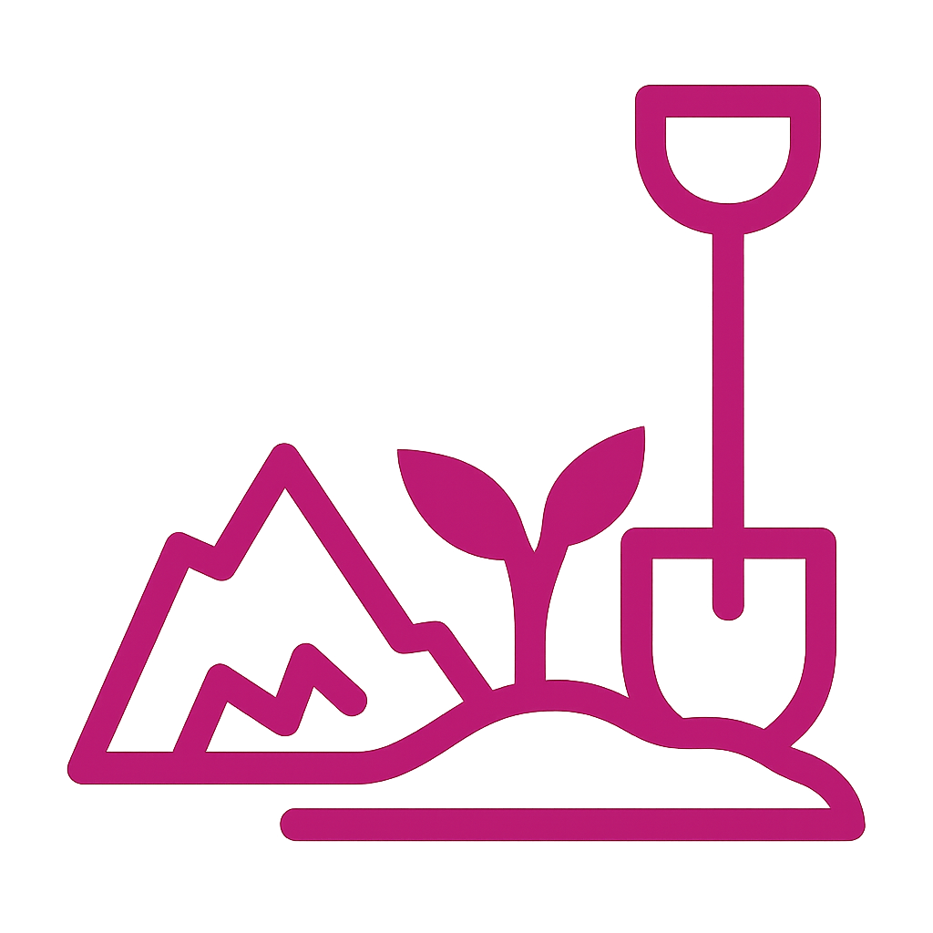 Icône représentant le service de remise en état de terrain de QualiNature à Anjou